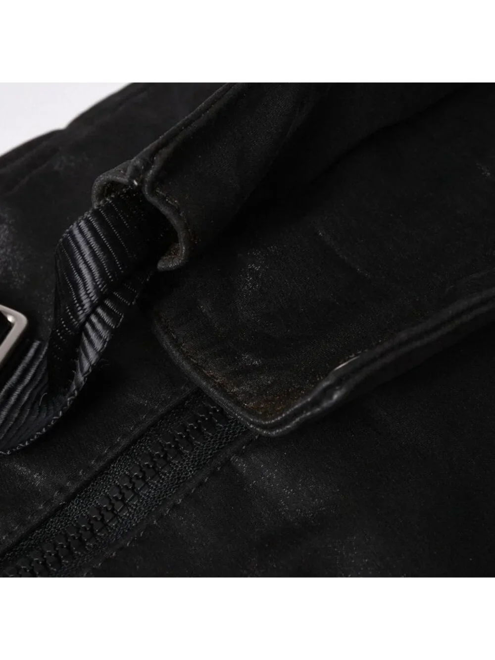 Chanel Sports Line Boston Bag Quilted Black Silver